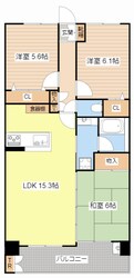 ロータリーマンション大津京パークワイツの物件間取画像